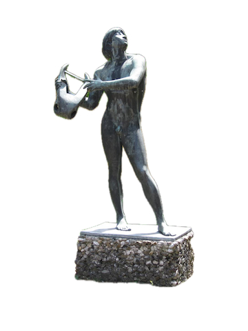 Martin Mayer: Orpheus. 1962, bronze, h 220 cm.