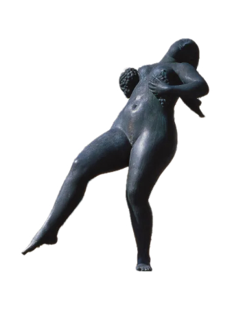 Martin Mayer: Palatina Bacchabunda. 1981, bronze, h 210 cm.