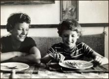 The boys at lunch 1978.