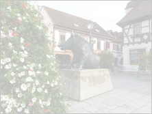 Martin Mayer: Sitzender Keiler. Kirchheimbolanden. © giggel